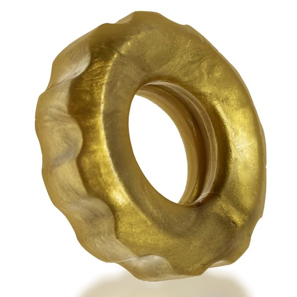 Hunkyjunk Super Huj - 3er-Pack dehnbare Cockringe - Bronze Metallic