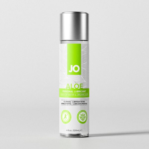 JO Aloe - Gleitgel auf Wasserbasis mit Bio-Aloe - 120 ml