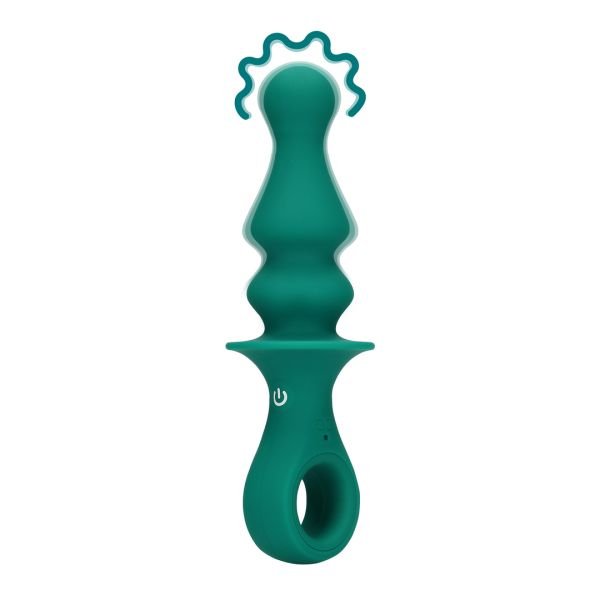 Loveline Analvibrator in Schachfigurform - Peacock Plume