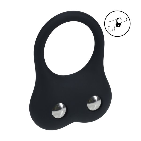 Levelz Silikon Training Cockring - M - Schwarz