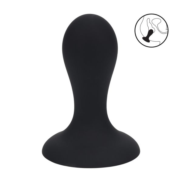 Levelz Single Rattle Analplug aus Flüssigsilikon - S - Schwarz