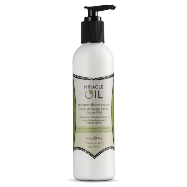 Earthly body Miracle Oil Teebaum Rasiercreme - 237 ml