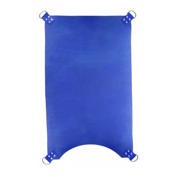 Mr. Sling Schaukel aus Leder mit 4 Befestigungspunkten - Blau