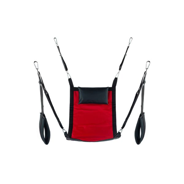 Mr. Sling Rechteckiger Canvas Sling mit 4 Punkten - Rot