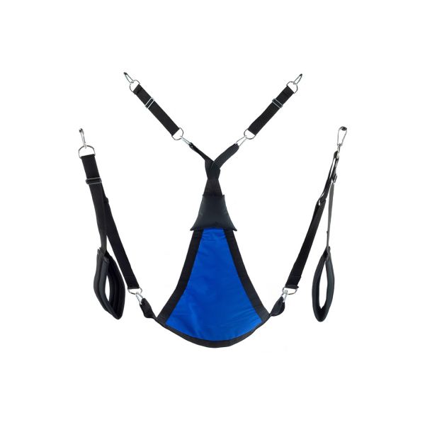 Mr. Sling Triangle Canvas Sling mit 3 oder 4 Punkten - Blau