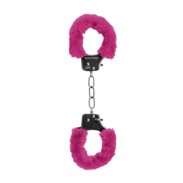 Ouch! Pleasure Plüsch-Handschellen - Pink