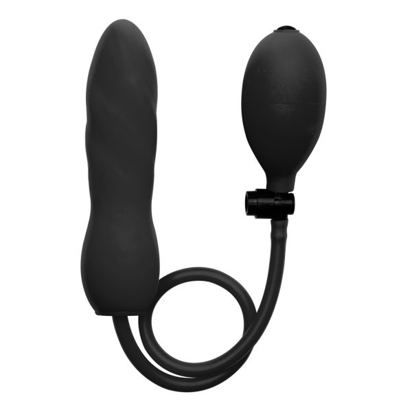 Ouch! Inflatable Silicone Twist - Aufblasbarer Analplug