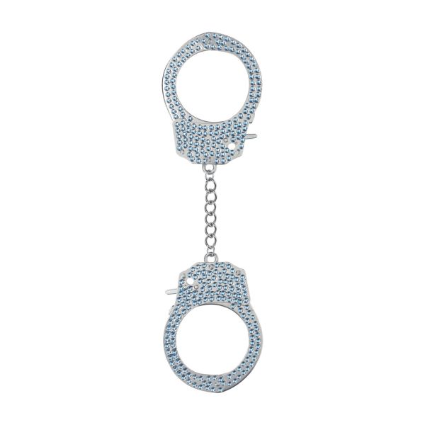 Ouch! Heavy-Duty Diamond Handschellen - Blau