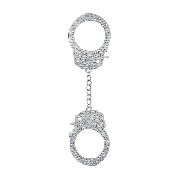 Ouch! Heavy-Duty Diamond Handschellen - Silber