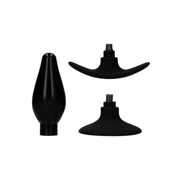 Ouch! Austauschbarer Buttplug Set - Gerundet - Large