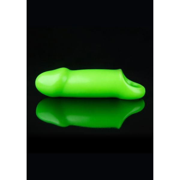 Ouch! Smooth Thick Stretchy Penishülle - Glow in the Dark