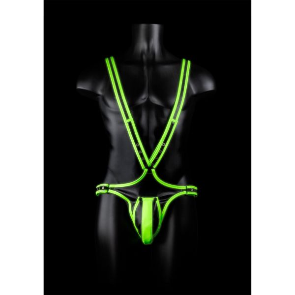 Ouch! Ganzkörper-Harness - Glow in the Dark