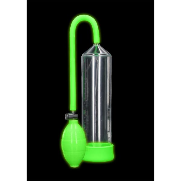 Ouch! Klassische Penispumpe - Glow in the Dark