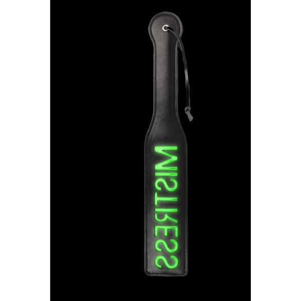 Ouch! Mistress Paddle - Glow in the Dark - Neongrün