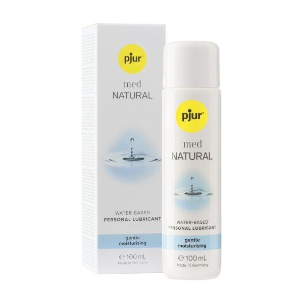 Pjur Med Natural - Sanft feuchtigkeitsspendendes Gleitgel auf Wasserbasis - 100 ml