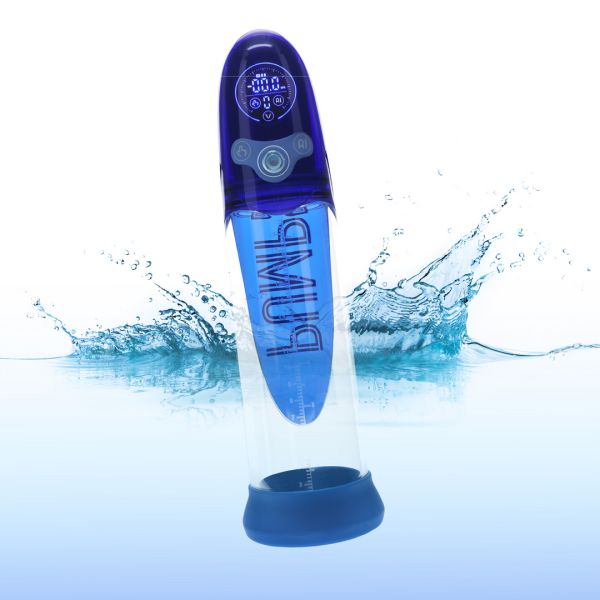 Pumped Aqua-Pro - Tauchfähige automatische Pumpe - mit KI - Blau