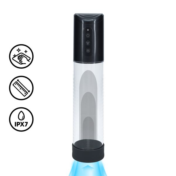 Pumped HyperPump - Wiederaufladbare Penispumpe - Gunmetal