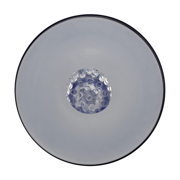 Pumped Vortex - Masturbator-Pumpe mit Saugfunktion, Rotation und Stoßfunktion - Metallic-Blau