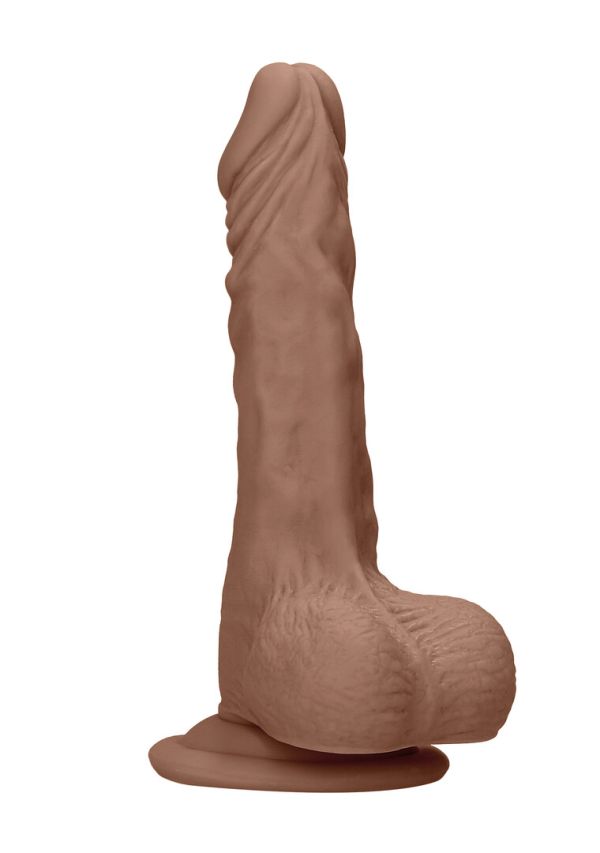 RealRock Dildo mit Hodenanhänger - 20 cm, realistisch