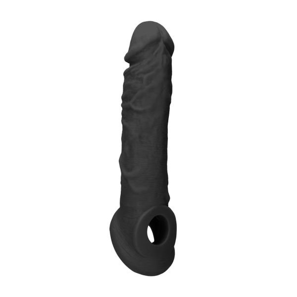 RealRock Penishülle - 20 cm - Schwarz