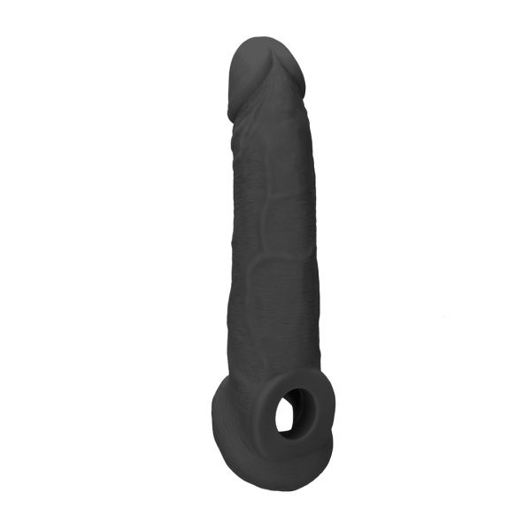 RealRock Penishülle - 23 cm - Schwarz