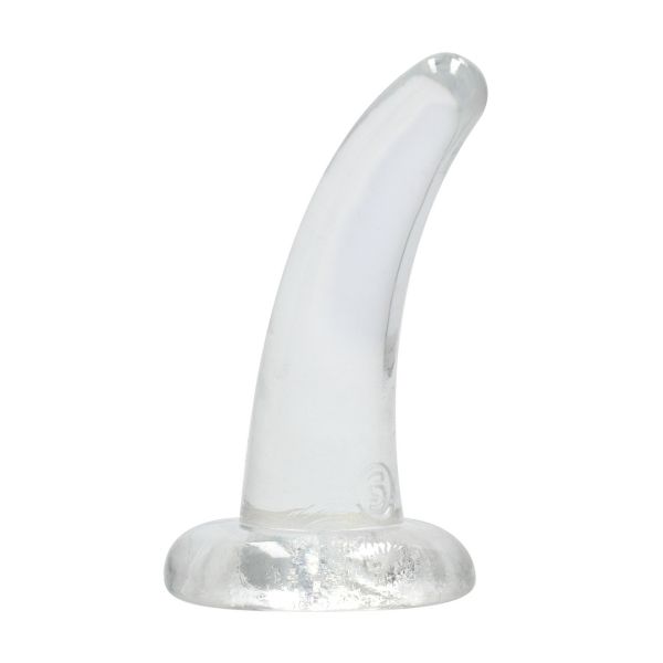 RealRock nicht-realistischer Dildo mit Saugnapf - 11,5 cm - Transparent