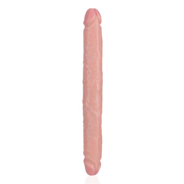 RealRock Slim Doppeldildo - 30,5 cm - Hautfarben