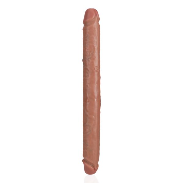 RealRock Slim Doppeldildo - 35,6 cm - Tan
