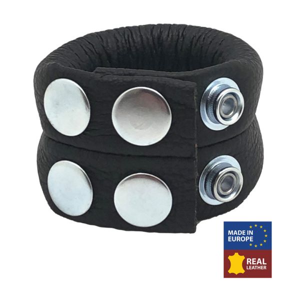 Red Leather Verstellbarer Leder Ballstretcher 140 g - Schwarz