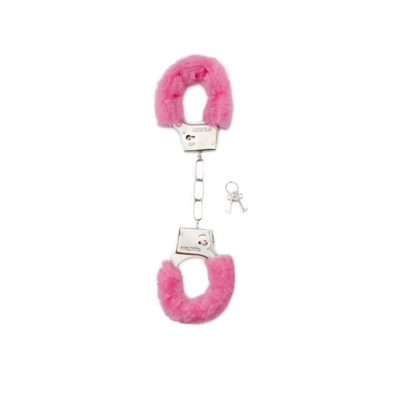Shots Toys Plüsch-Handschellen - Pink