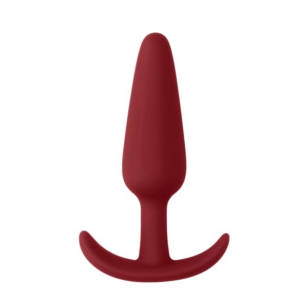 Shots Toys Schlanker Buttplug für Einsteiger - Rot
