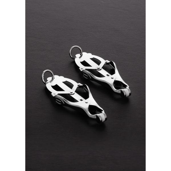 Steel 2 Squeezer Teaser Clover Nippelklemmen mit Ring