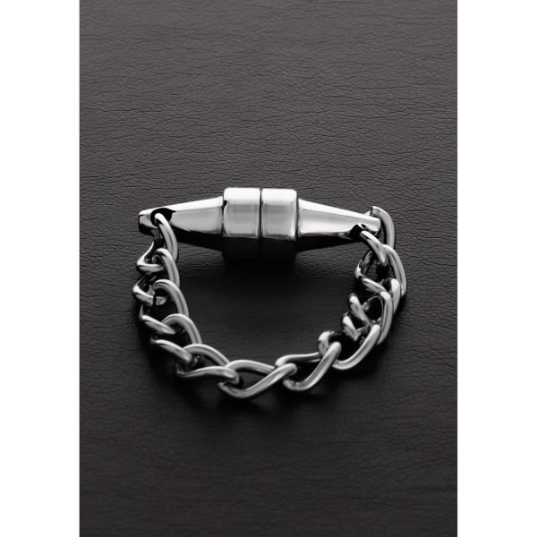 Steel Mini Magnetische Nippelklemme - 1 Stück - Silber
