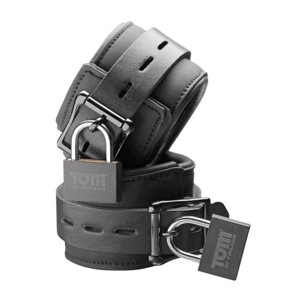 XR Brands Neopren-Handschellen mit Schloss