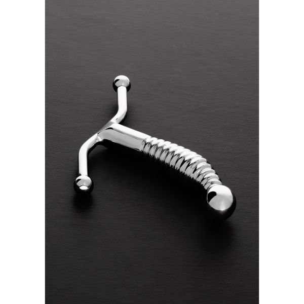 Steel Gerippter P-Spot Stimulator