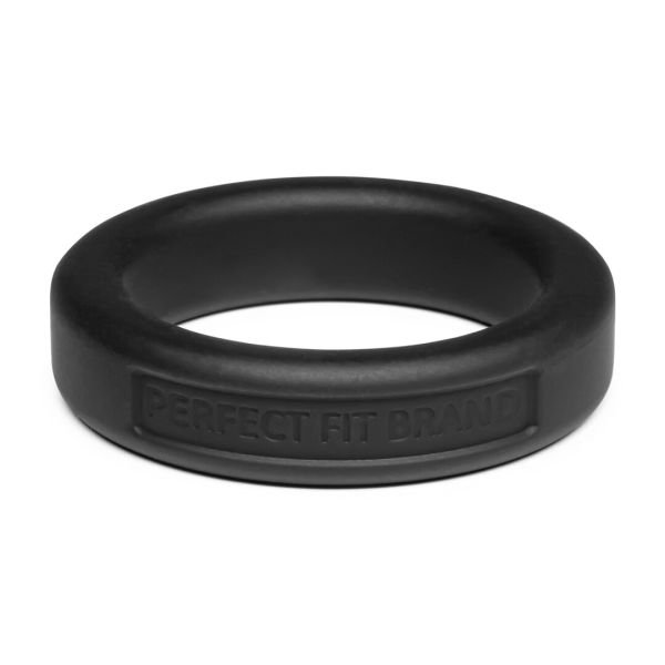 PerfectFitBrand Silicone Hefty Ring Classic - Cockring - 3,6 cm - Schwarz