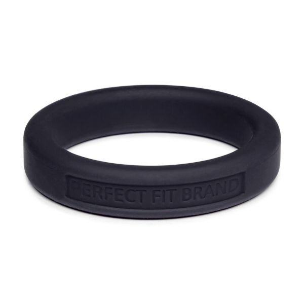 PerfectFitBrand Silicone Hefty Ring Classic - Cockring - 4,4 cm - Schwarz