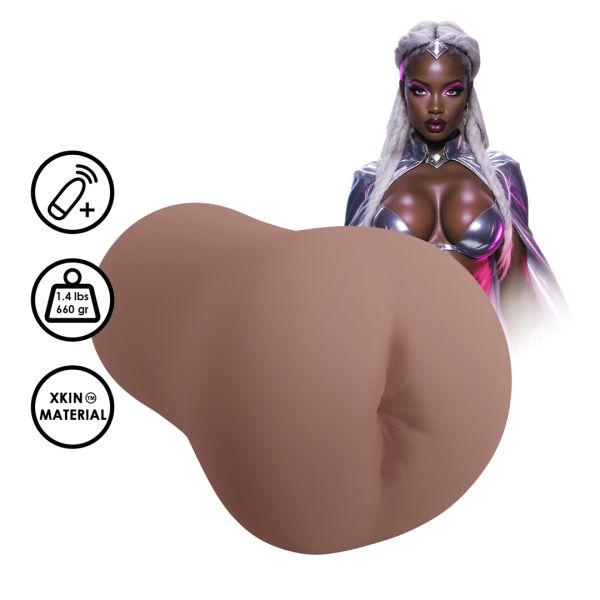 XKIN Superheroes Tempest Vibrator-Masturbator - Anus - Braun