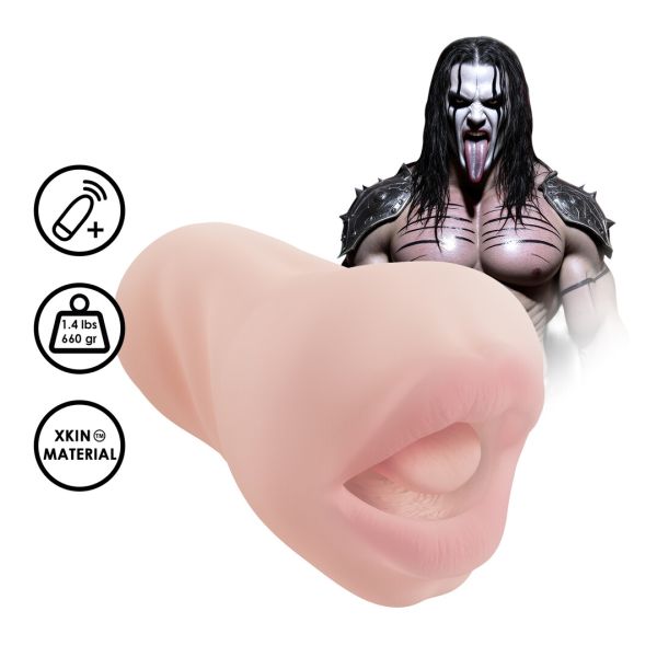 XKIN Superheroes Dark Wolf Vibrierende Masturbator - Fleischton