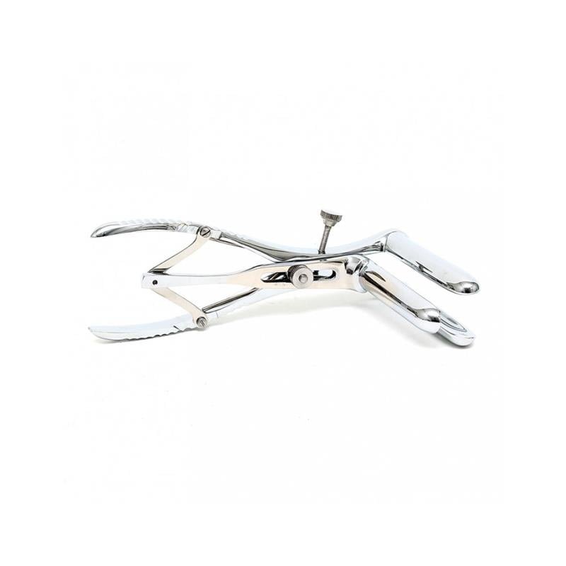 Anal Speculum & 2 Spoons Chrome-Silver