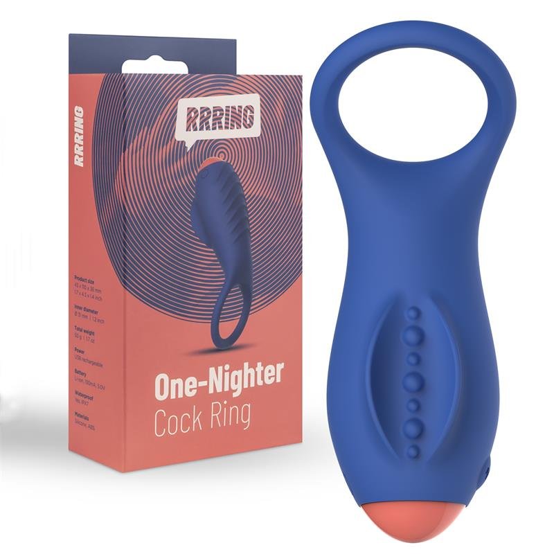 One Nighter Penis Ring & Vibration USB Silicone