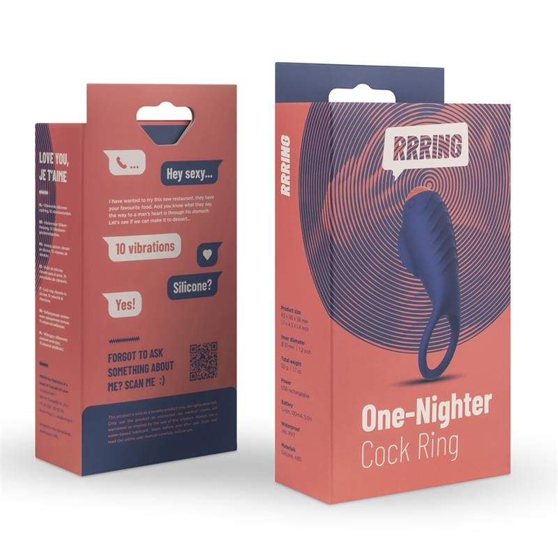 One Nighter Penis Ring & Vibration USB Silicone